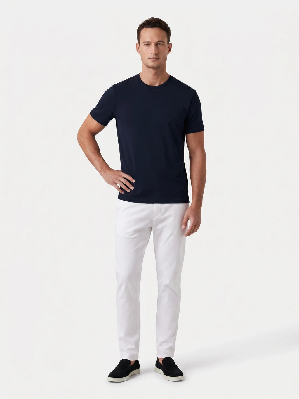 Camiseta Interlock Pima - Marinho