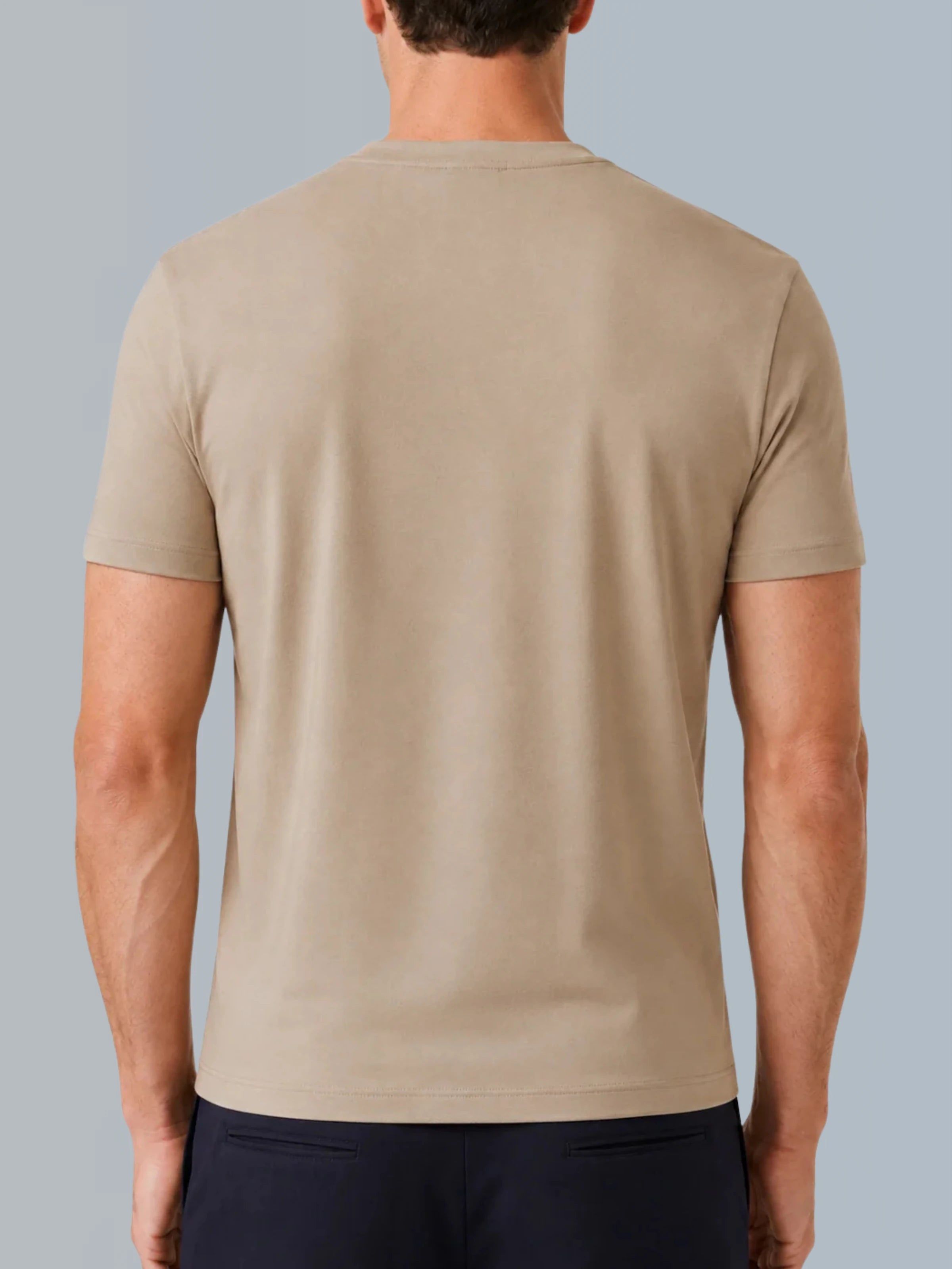 Camiseta Algodão Seda - Areia