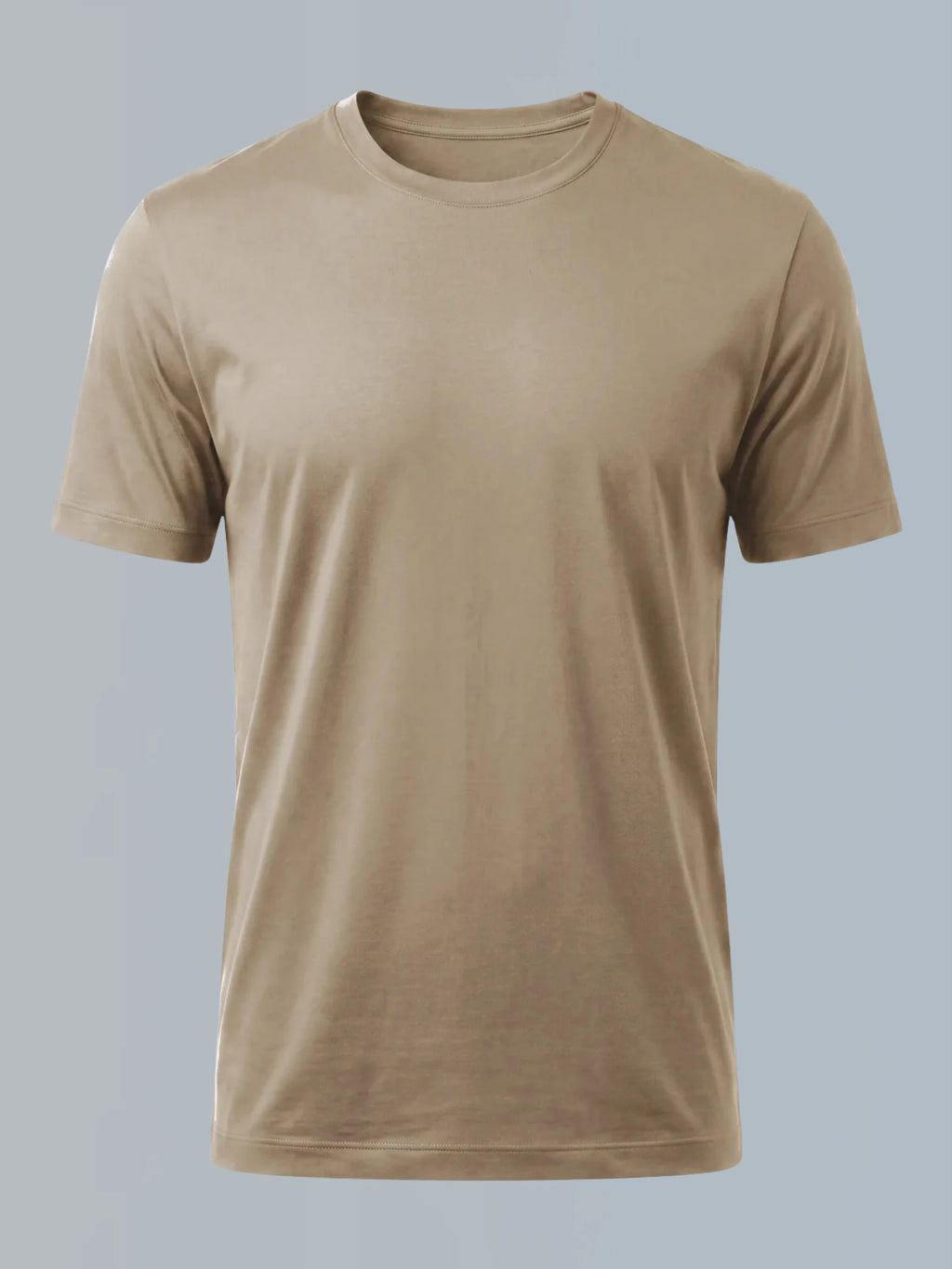 Camiseta Algodão Seda - Areia