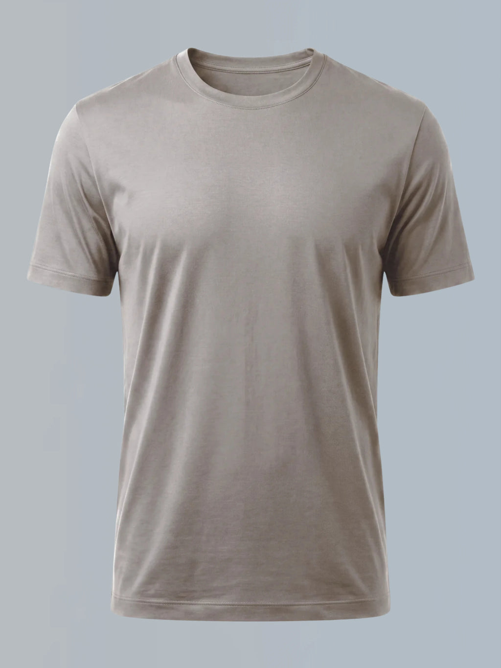 Camiseta Algodão Seda - Gelo
