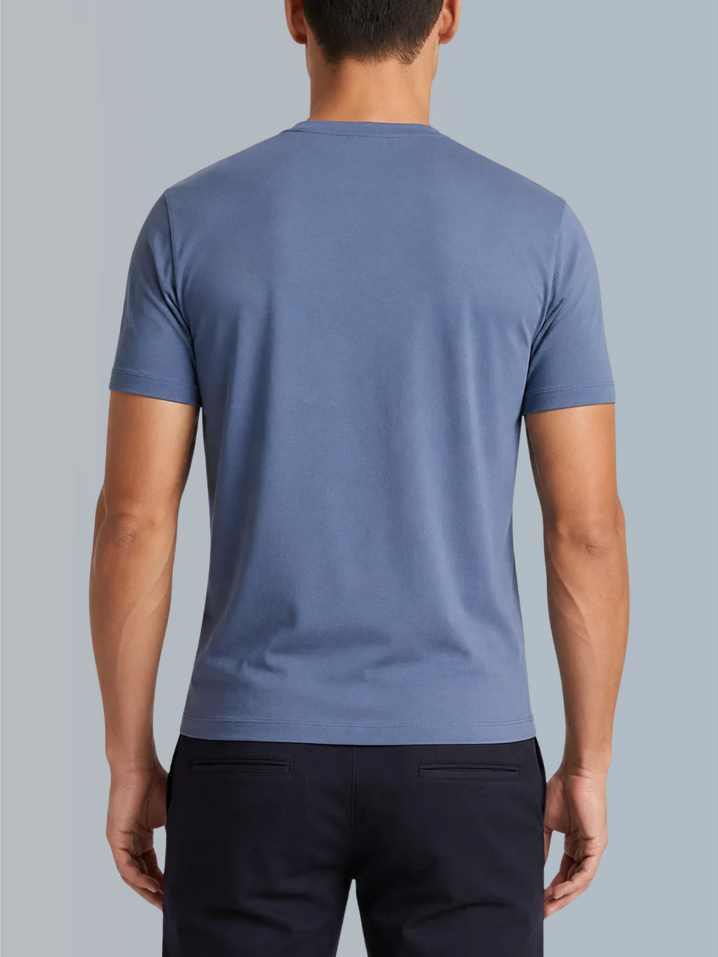 Camiseta Algodão Seda - Azul
