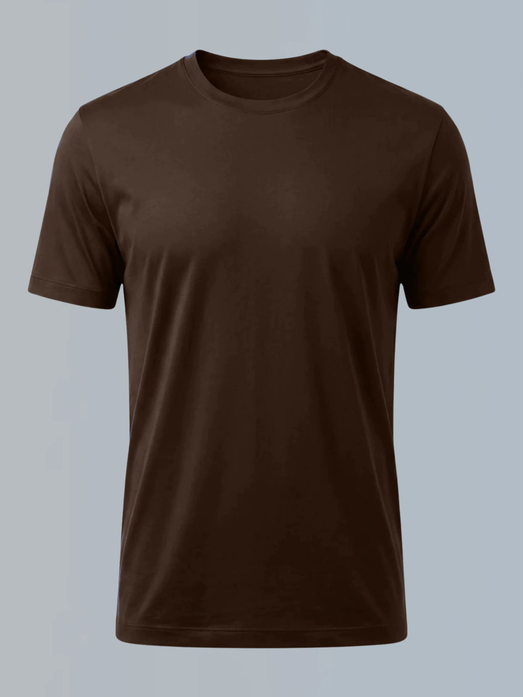 Camiseta Algodão Seda - Marrom