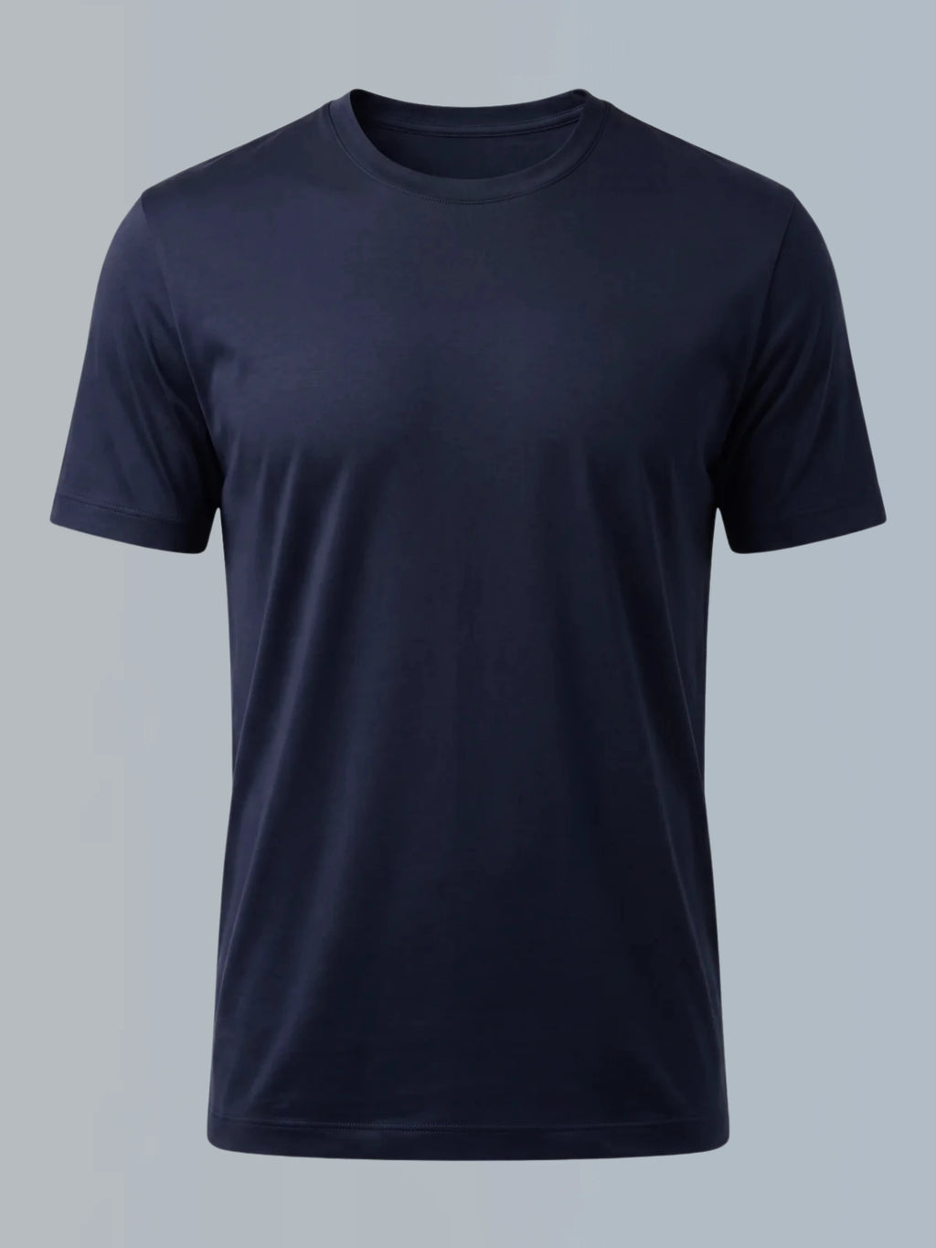 Camiseta Algodão Seda - Marinho