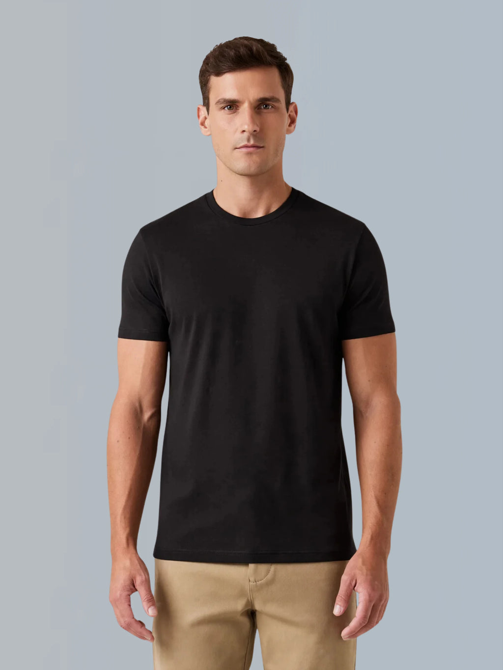 Camiseta Algodão Seda - Preta
