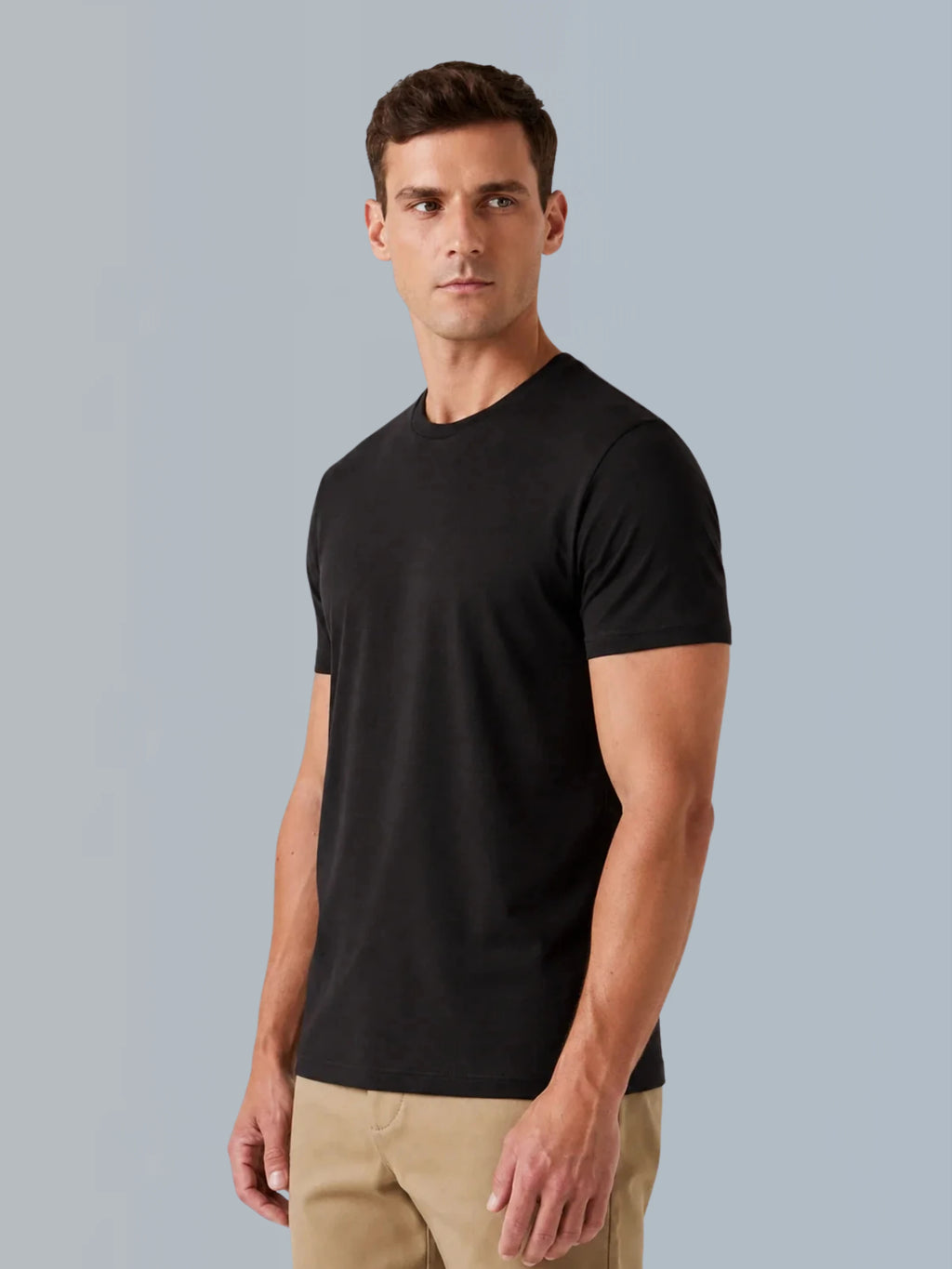 Camiseta Algodão Seda - Preta