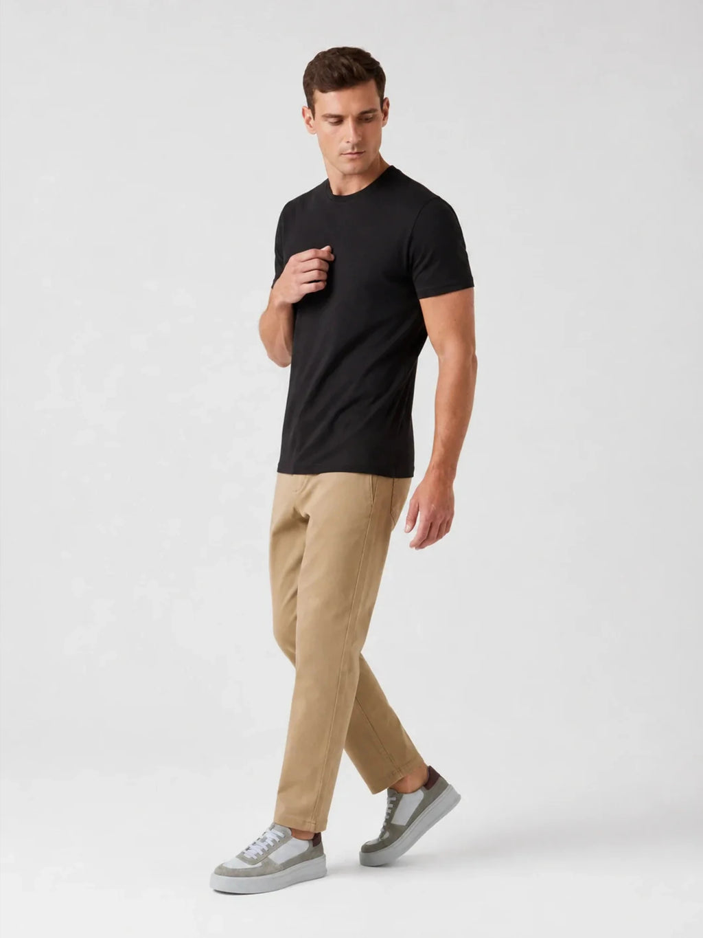Camiseta Algodão Seda - Preta