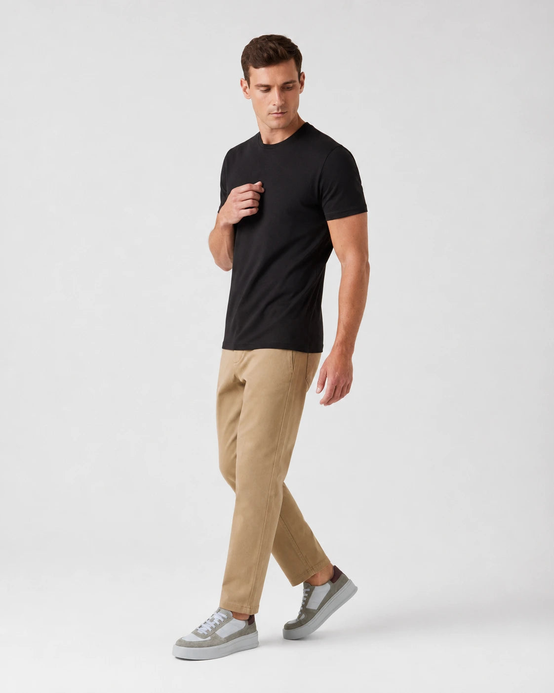 Camiseta Algodão Seda - Preta