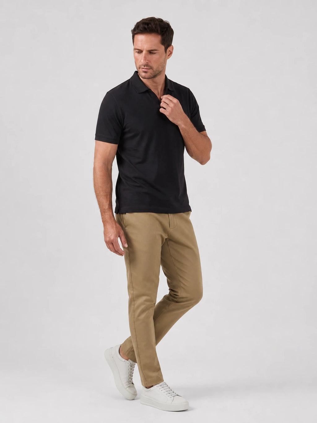 Polo V Pima Premium - Preta