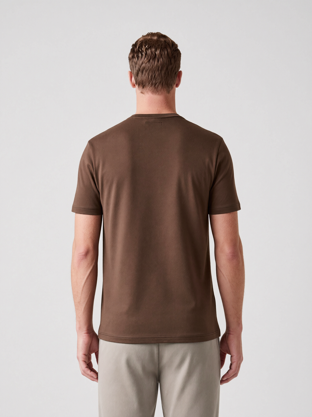 Camiseta Interloque Essential Algodão Pima - Chocolate