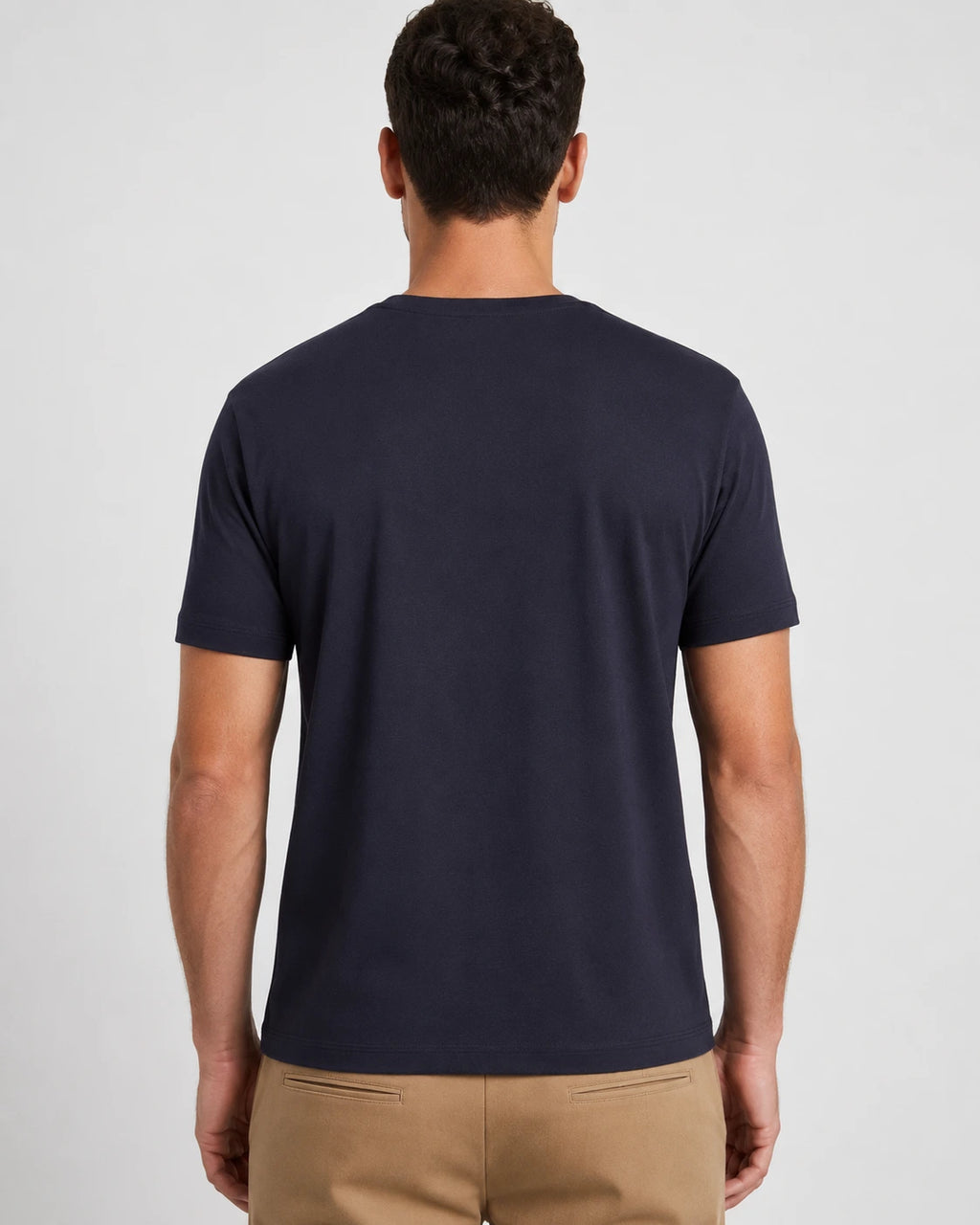 Camiseta Algodão Seda - Marinho