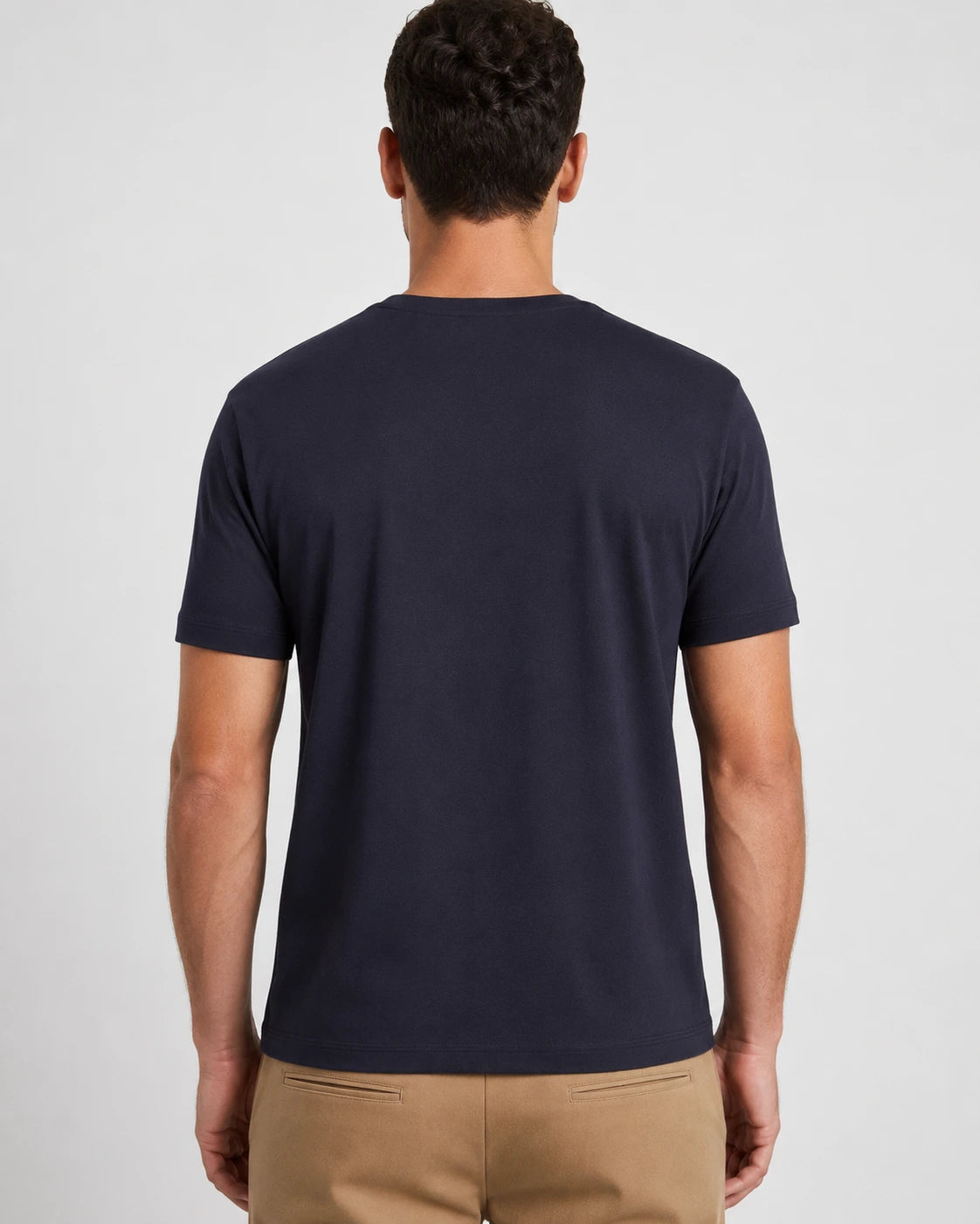 Camiseta Algodão Seda - Marinho