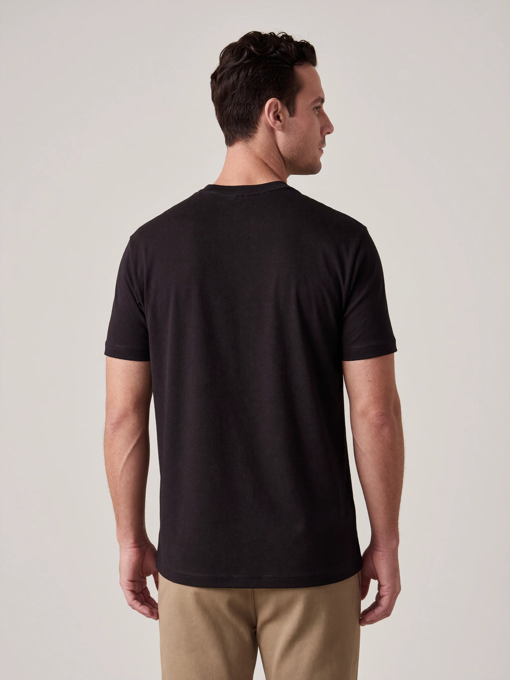 Camiseta Interloque Essential Algodão Pima - Preto
