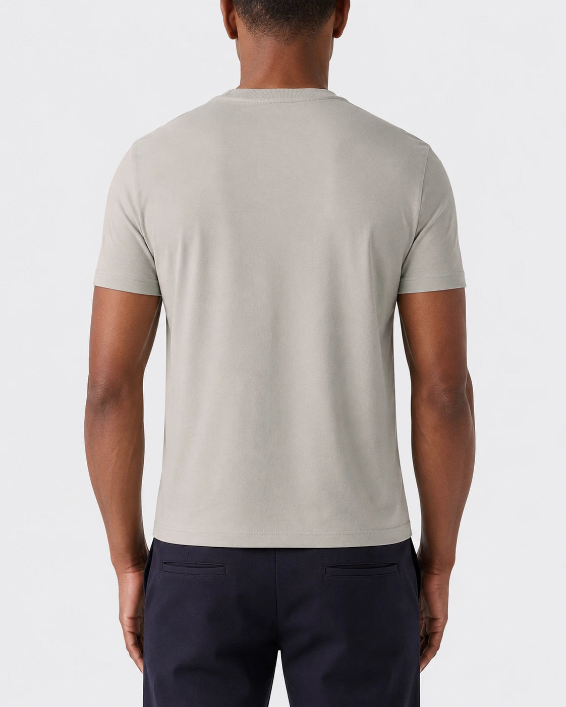 Camiseta Algodão Seda - Gelo
