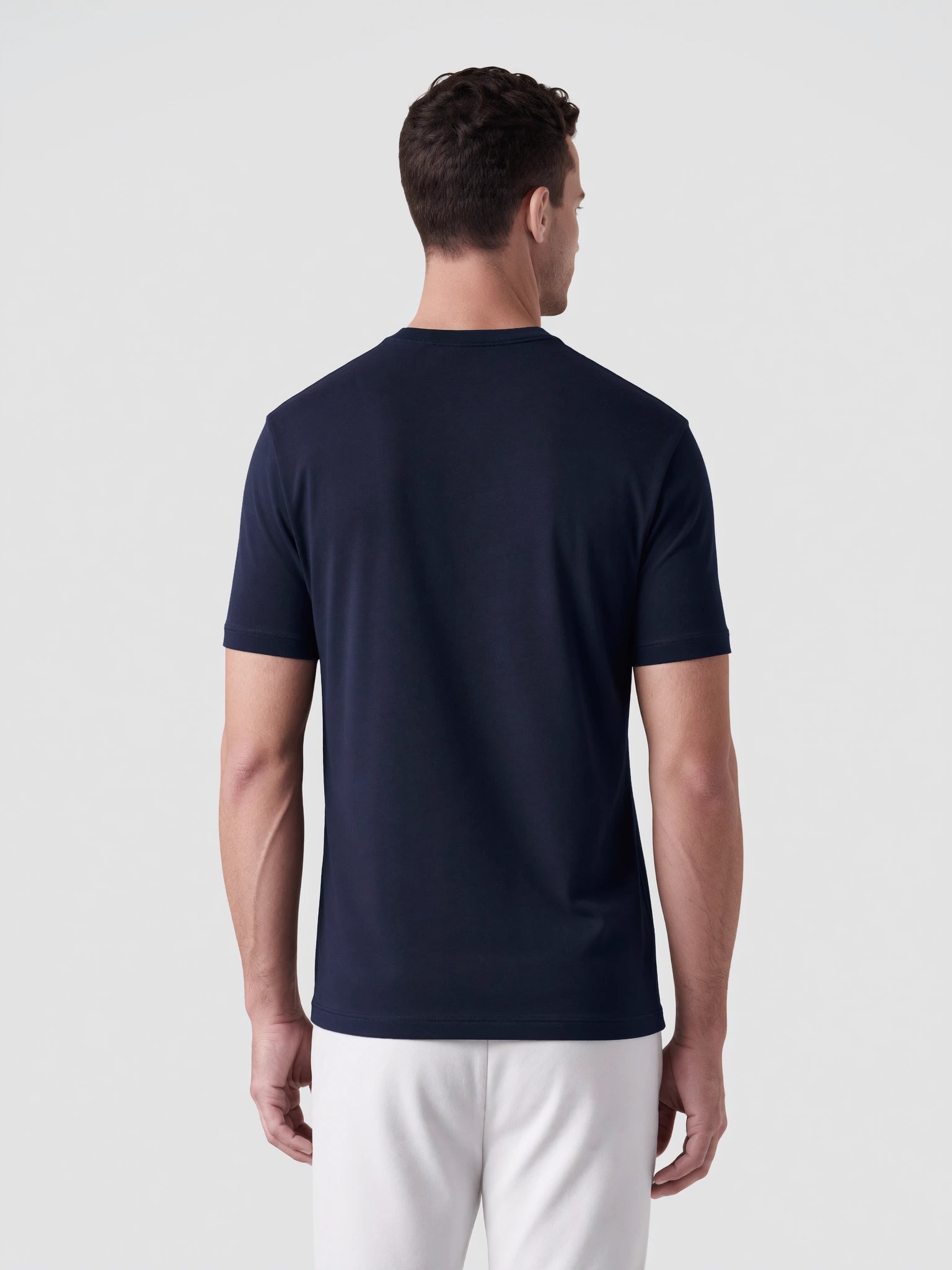 Camiseta Interloque Essential Algodão Pima - Marinho