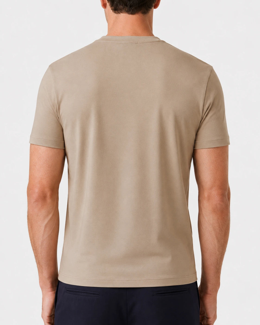Camiseta Algodão Seda - Areia