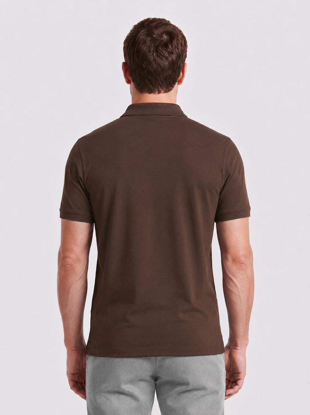 Polo V Pima Premium - Chocolate