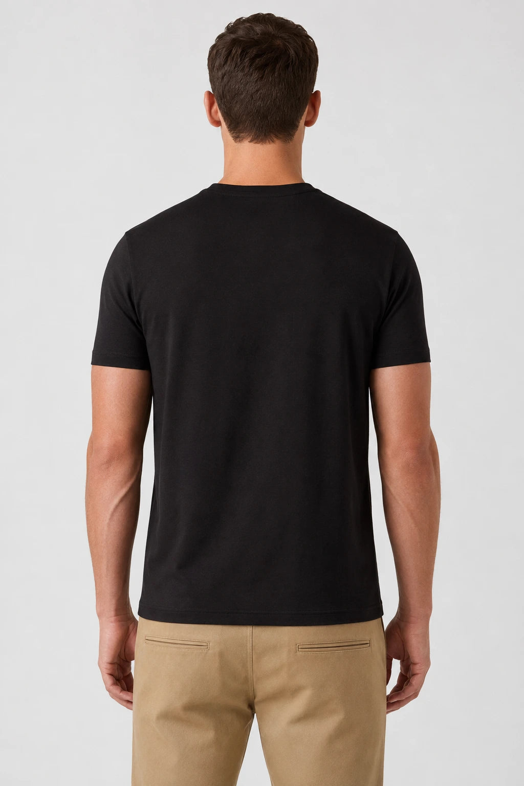 Camiseta Algodão Seda - Preta