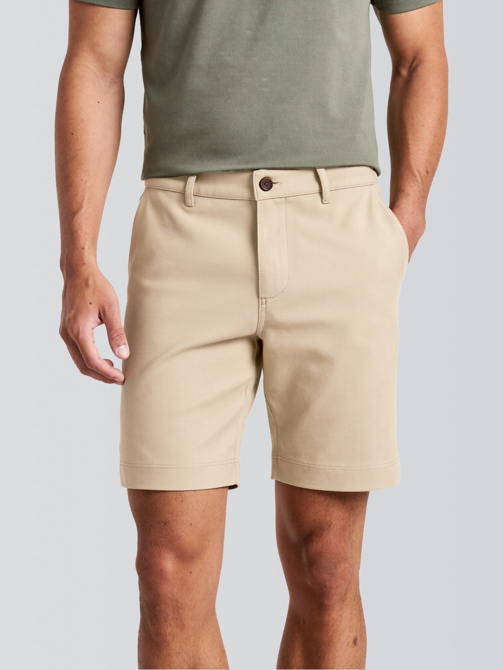 Bermuda Sarja Essential - Areia