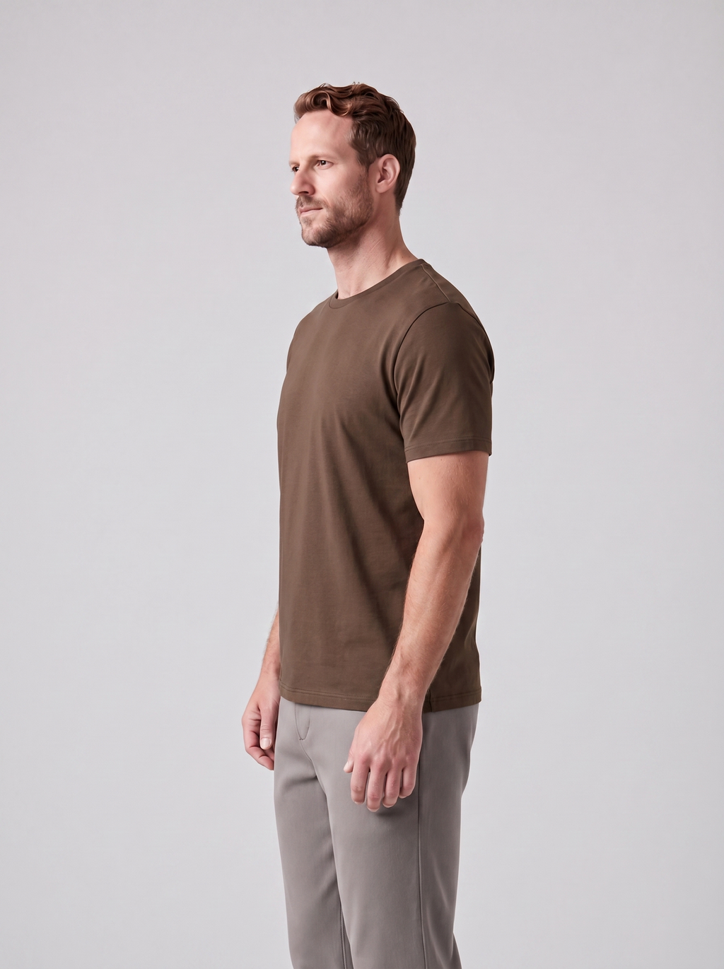 Camiseta Interloque Essential Algodão Pima - Chocolate