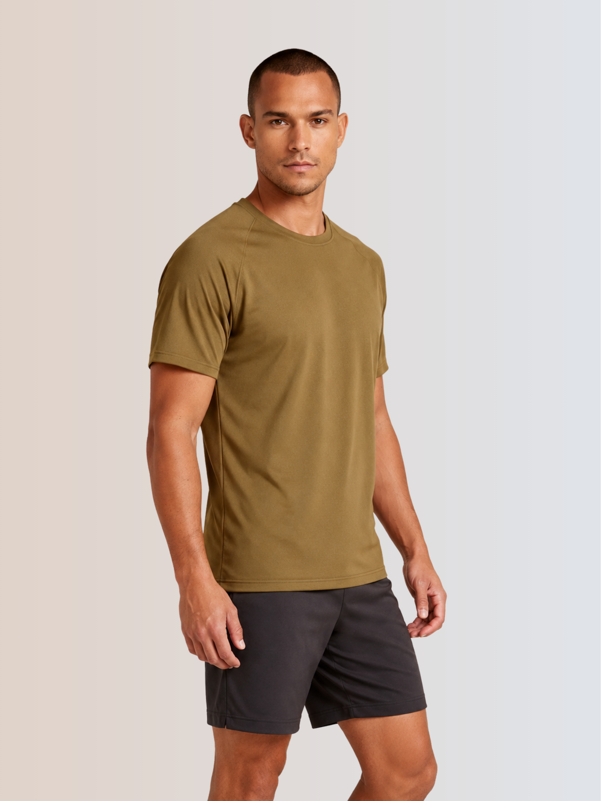 Camiseta Active Treino Performance Poliamida - Mostarda
