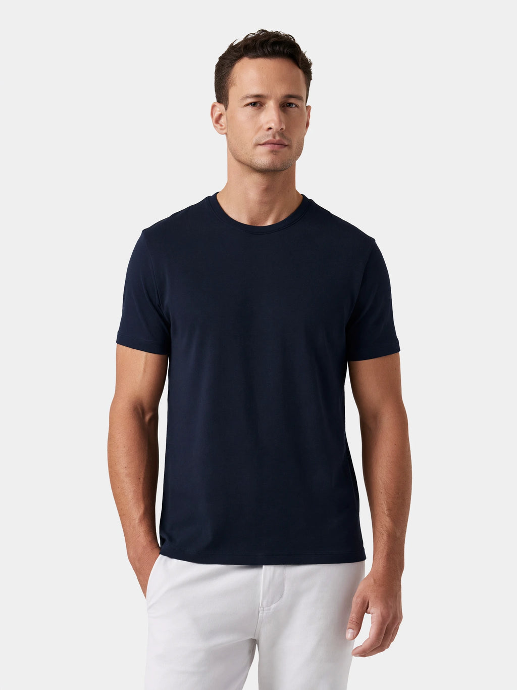 Camiseta Interloque Essential Algodão Pima - Marinho
