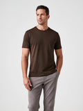 Camiseta Algodão Seda - Marrom