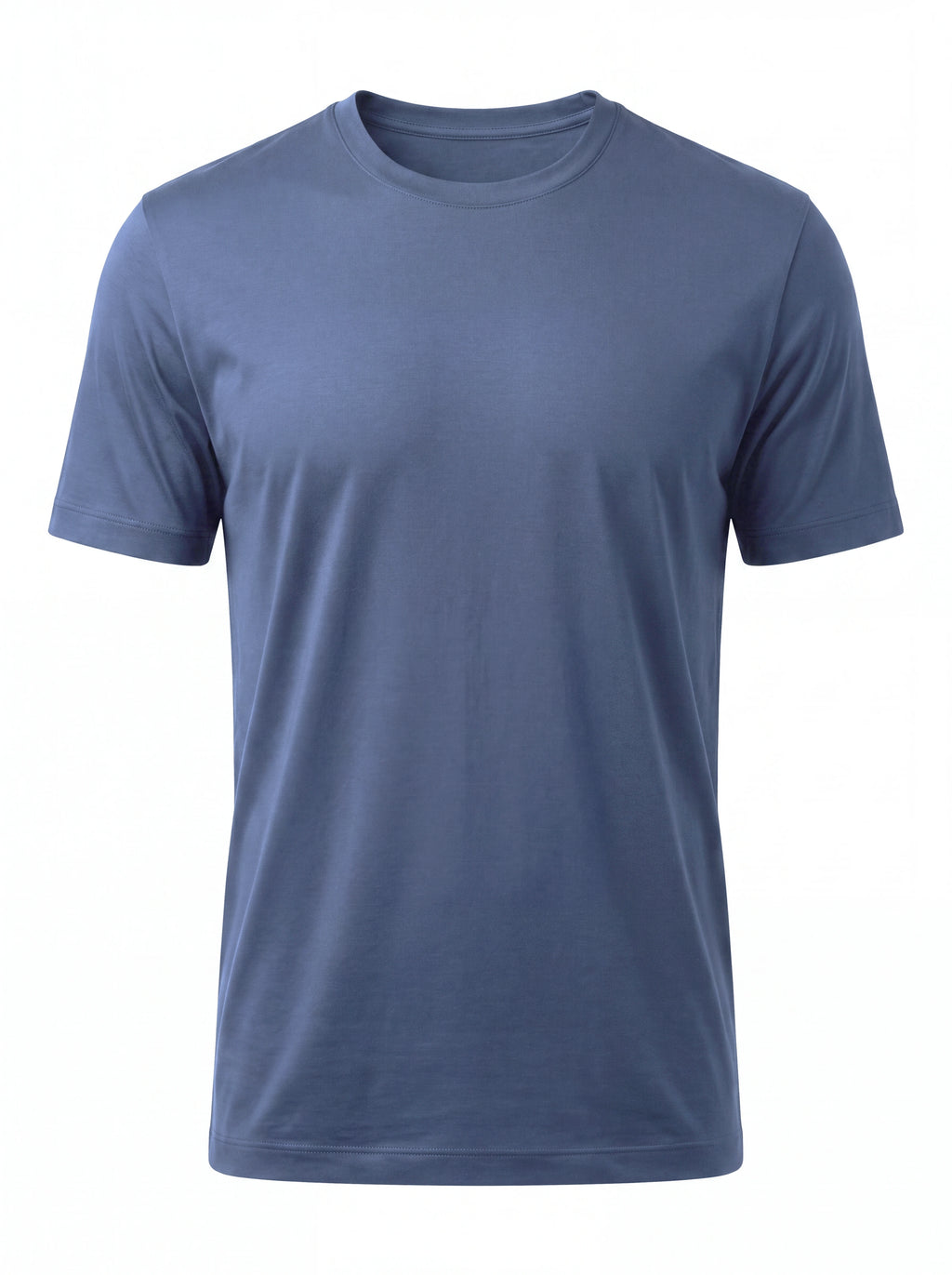 Camiseta Algodão Seda - Azul