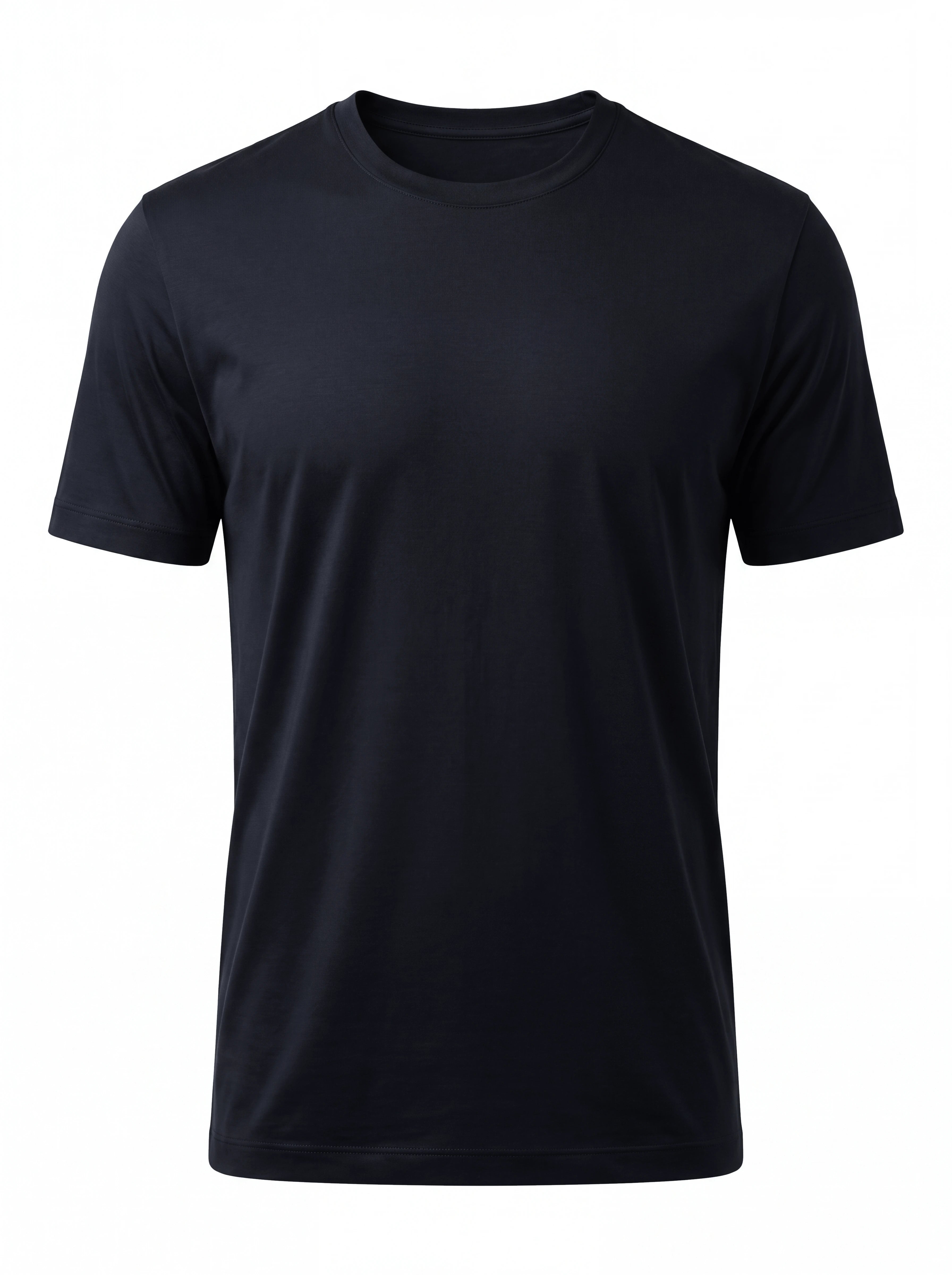 Camiseta Algodão Seda - Preta