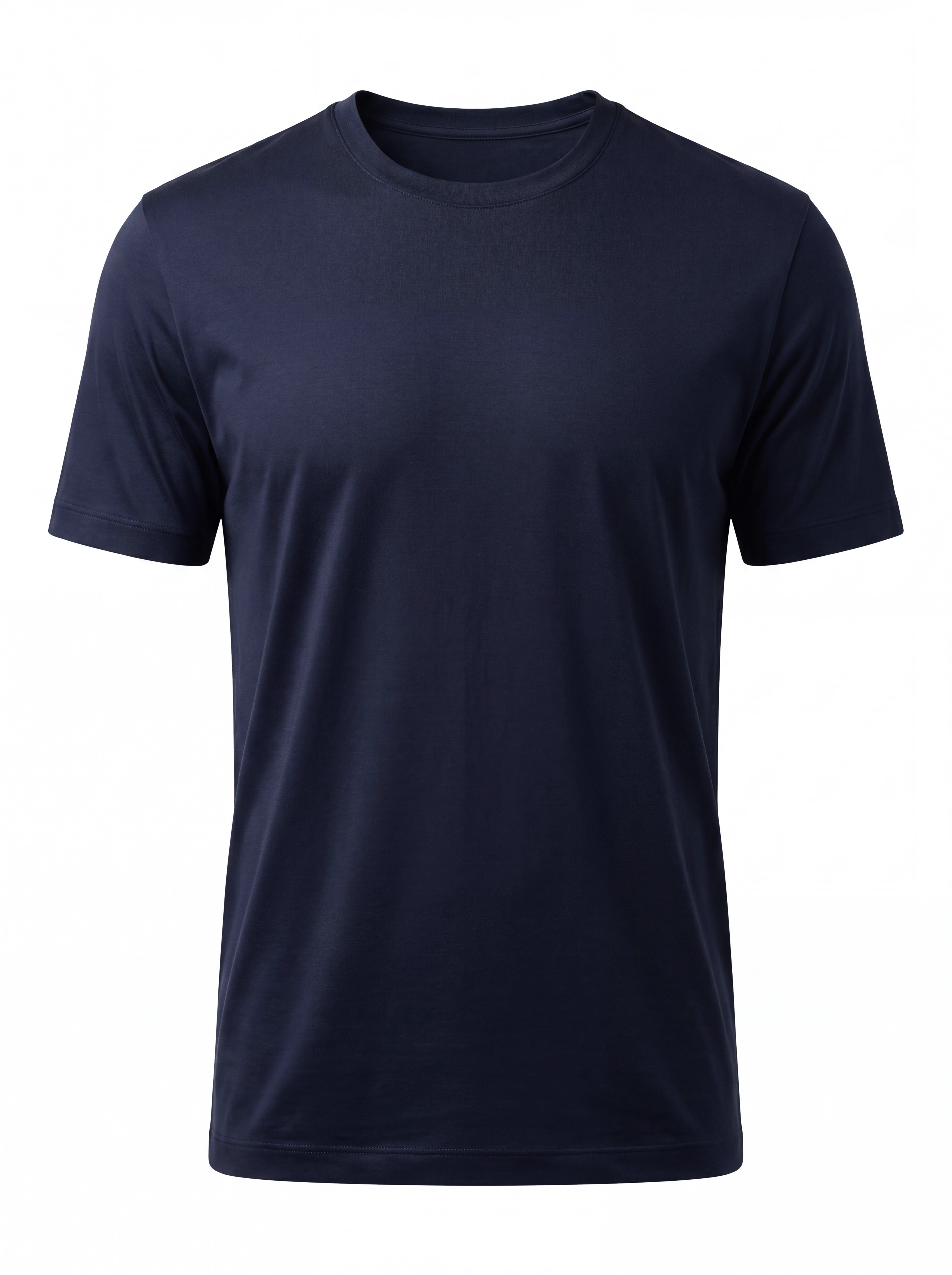 Camiseta Algodão Seda - Marinho