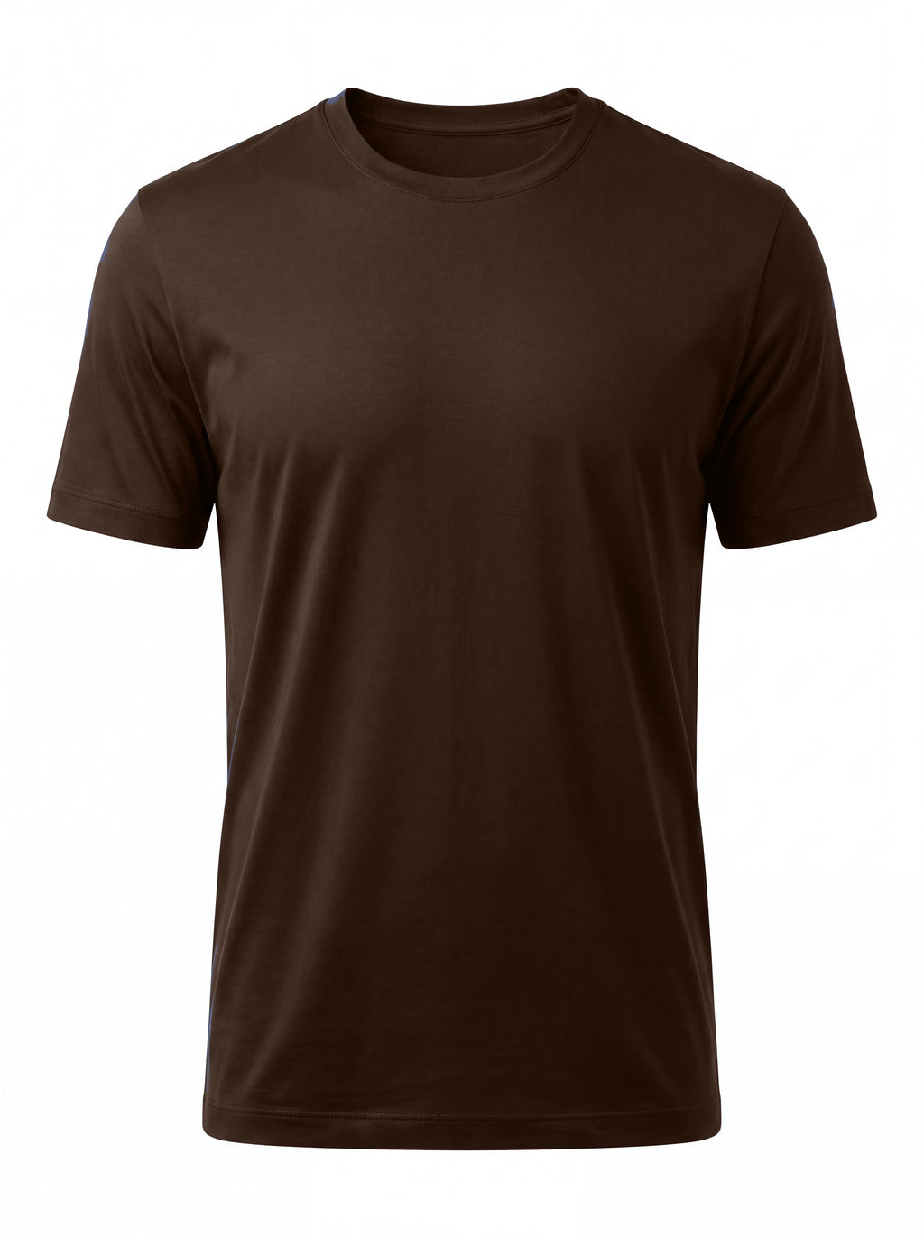 Camiseta Algodão Seda - Marrom