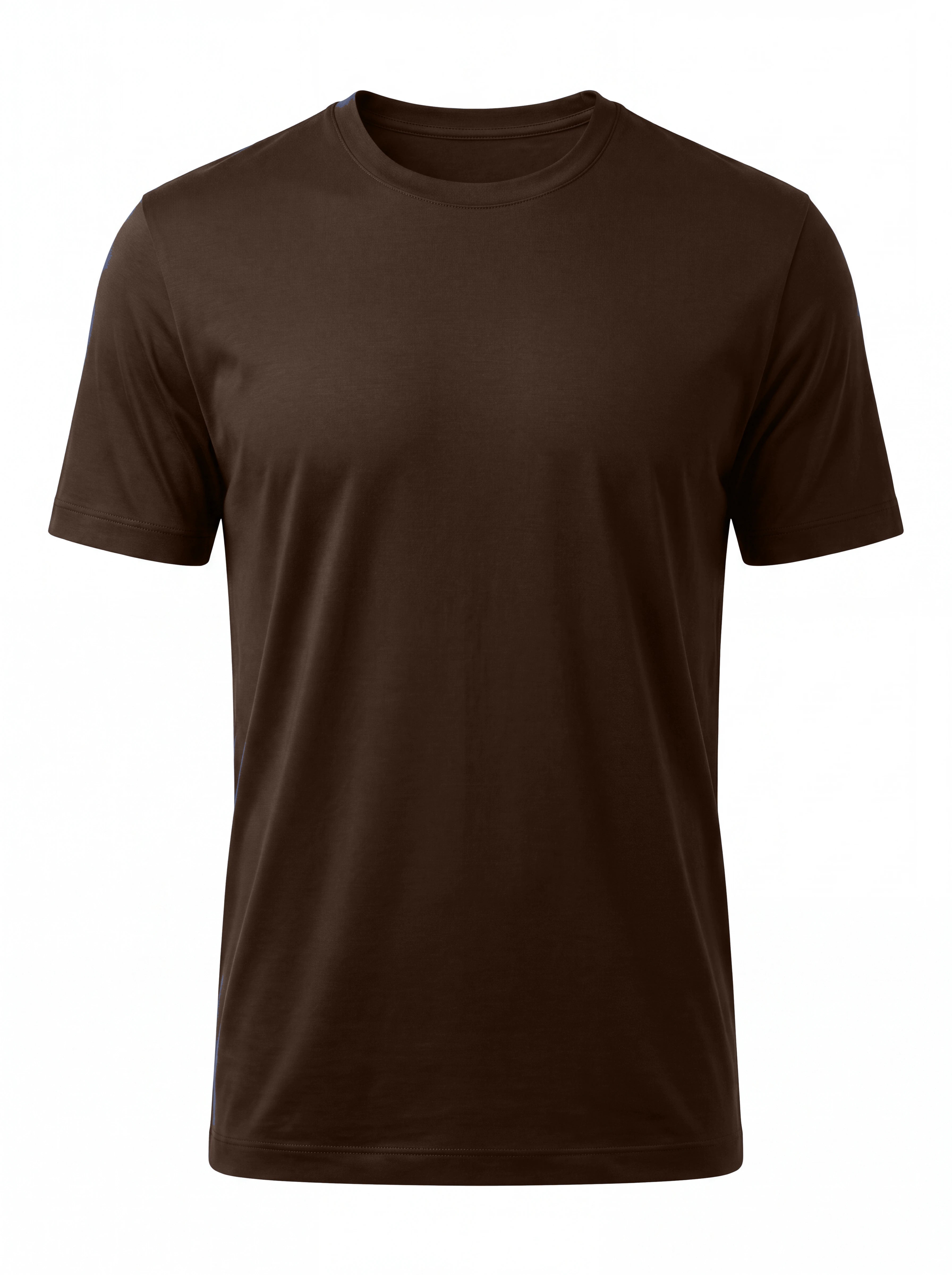 Camiseta Algodão Seda - Marrom