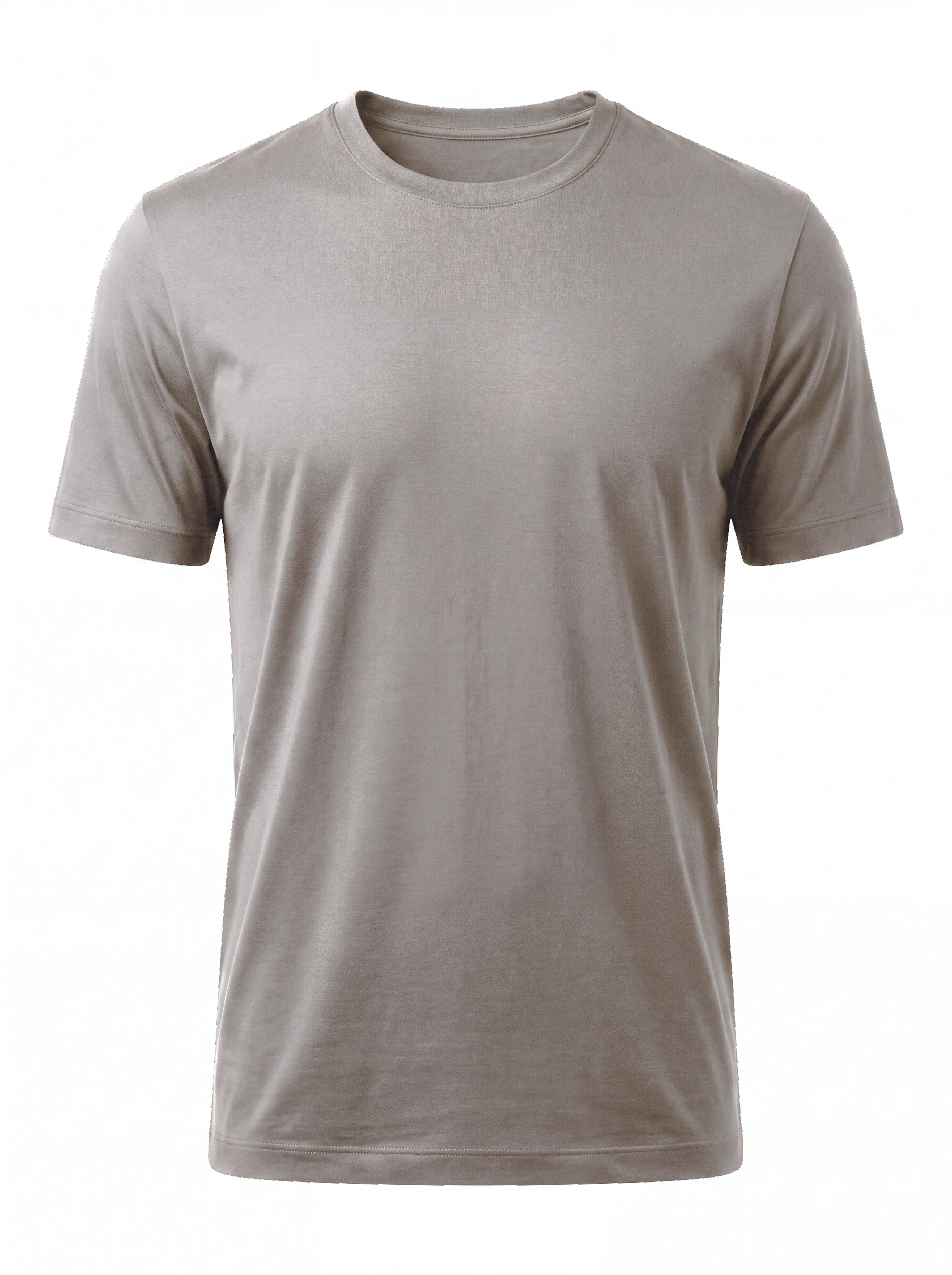 Camiseta Algodão Seda - Gelo