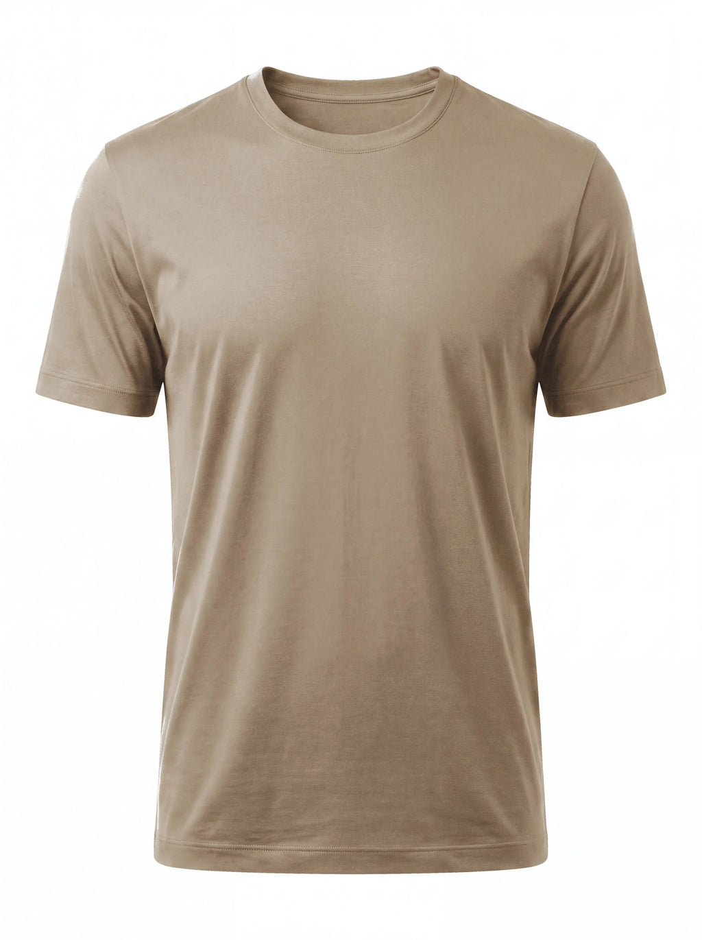 Camiseta Algodão Seda - Areia